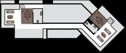 B + D Rooftop floor plan
